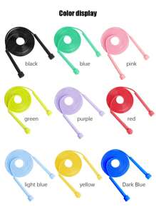 Speed Jump Rope, Adult Skipping Rope, Sports Equipment, Portable Fitness Equipment, Professional Training Device, Bodybuilding Equipment For Men And Women's Gym Gym Accessories, Sport, Gym, Home Exercise, Skipping Rope, Jump Rope, Skipping Rope, Jump Rope - Multicolor - View 3