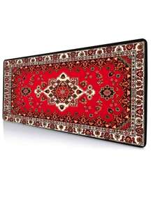 1片星空抽象曼陀羅鯉魚圖案防滑電競滑鼠墊,有4種尺寸可選 - 寶藍色 - 查看 6