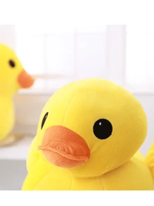Juguetes de peluche grandes y acogedores con patos amarillos en 2 tamaños, muñecas de pato suaves, animales de peluche de dibujos animados lindos, regalos de cumpleaños perfectos para niños y bebés, regalos festivos, decoración del hogar, regalos de Navidad - Amarillo - Ver 12