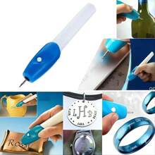 1pc Mini Electric Engraving Pen, Cordless Precision Engraver, Name Writing Engraving Tool (Battery Not Included) - 1pc Engraving Pen - View 2