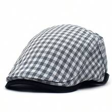 1 Máy Tính Mỏng Ca Rô Mũ Beret Cho Mùa Xuân/Hè, Nữ Phong Cách Anh Quốc Vintage Casual Forward Họa Sĩ Mũ, mũ Bóng Chày Nam - Một cỡ - Xem 8