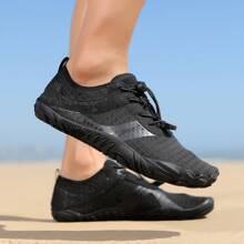 Unisex Water Sports Shoes Portable Diving Socks Summer Beach Shoes Snorkeling Shoes, Indoor Comprehensive Sports Fitness Running Yoga Shoes - Black - View 3