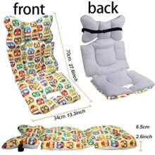 婴儿推车座椅垫高脚椅套座椅衬垫加厚加垫空气网可翻转通用款