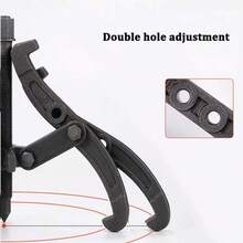 Herramienta De Reparación Automotriz - Extractor De Rodamientos Internos De 3 Mordazas De 4 Pulgadas, Extractor Superior, Extractor De Gancho, Extractor De Ruedas, Herramienta De Desmontaje De Dos Garras - Negro - Ver 5