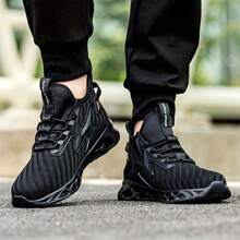 Steel Toe Sneakers For Men Safety Shoes Comfortable Puncture Proof Work Shoes - Black - View 7