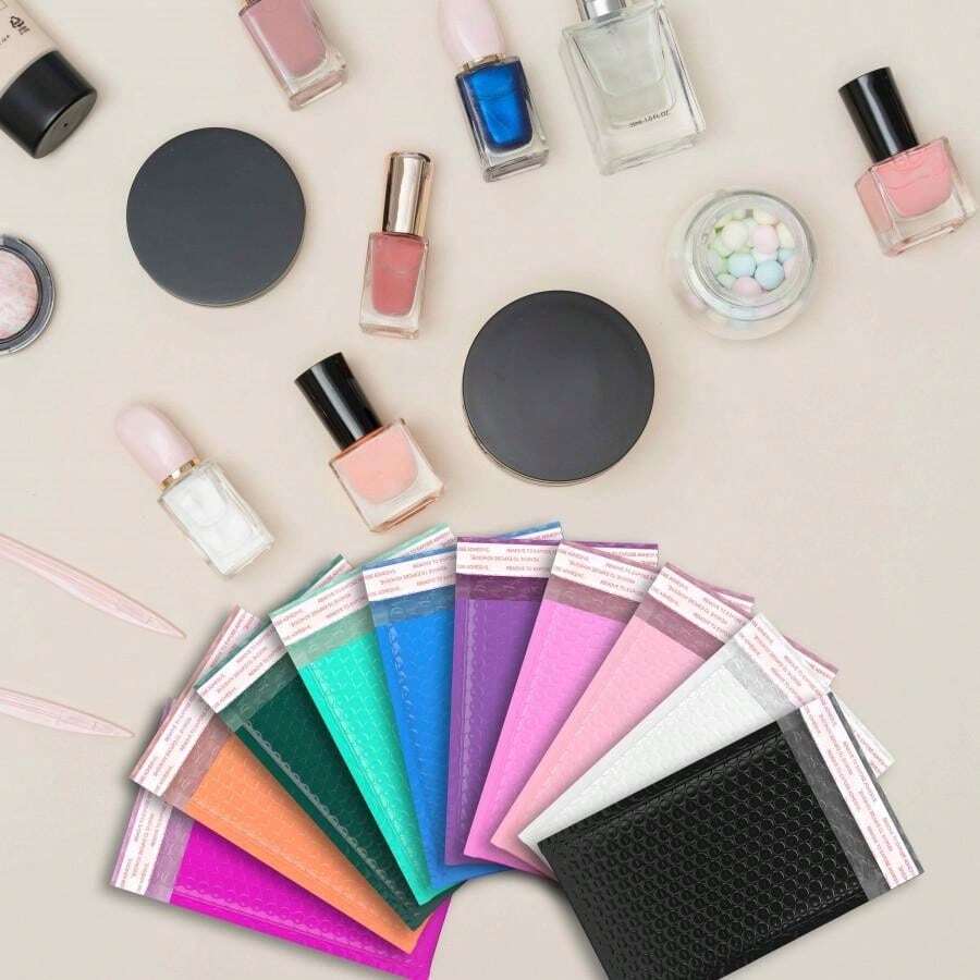 50 Pink Bubble Mailer - Gepolsterte Luftpolsterumschläge 11x15cm Selbstklebend