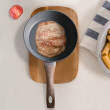 Grey Maifanite Non-Stick Aluminum Frying Pan For Eggs And Steak, Suitable For Home Use On Induction Cooker And Gas Stove Seafood Boil