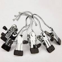 2pcs Multifunctional Stainless Steel Hook Clip With Hanging Hook For Clothes, Caps, Skirts, Etc. - Multicolor - View 5