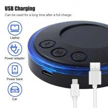 Masajeador Dispositivo Terapia Alivio De Dolor Tens Parche Muscular Portatil Relajacion Antiestres Viaje Recargable Relajante Corporal Velocidades Multifuncional Multiusos Espalda Y Tendinitis Máquina Estimuladora - Azul - Ver 5