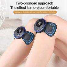 Masajeador Dispositivo Terapia Alivio De Dolor Tens Parche Muscular Portatil Relajacion Antiestres Viaje Recargable Relajante Corporal Velocidades Multifuncional Multiusos Espalda Y Tendinitis Máquina Estimuladora - Azul - Ver 3