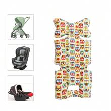 婴儿推车座椅垫高脚椅套座椅衬垫加厚加垫空气网可翻转通用款