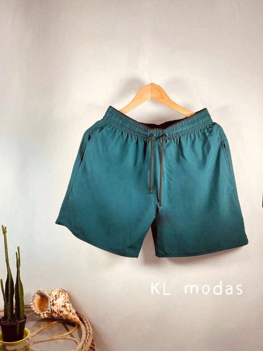 Men Shorts - Dark Green - View 1