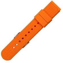 1 Miếng Nam trái cam Màu sắc Mềm mại Bền chặt Nhanh Dễ Phù hợp Trơn tru Thể thao Không thấm nước Cao Độ bền kéo Cao su silicon Đồng hồ Dây đeo Có Áo Chất lượng Thép không gỉ Khóa 18mm / 20mm / 22MM tương thích với Huawei Samsung Đồng hồ thông minh - trái cam - Xem 2