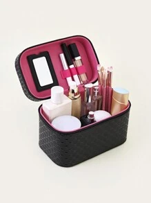Medium-Size Black Home Storage Makeup Box - Black - View 3