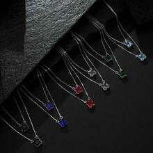 Men's Pendant Necklaces - Black - View 1