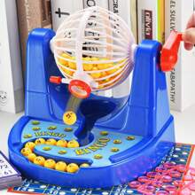 1pc New Style Lottery Drawing Machine Fun Raffle Game Toy, Simulation - Blue - View 6