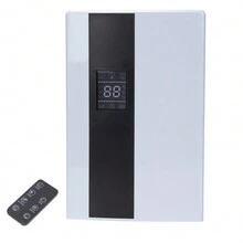 2.2L Dehumidifier Portable Quiet Home Air Dryer For Mould Moisture Damp + Remote - White - View 2