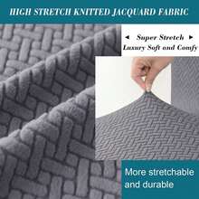 1 Pc Stretch Rectangle Bar Stool Covers Jacquard Vanity Stool Cover Washable Counter Stool Covers Bar Stool Seat Covers Saddle Seat Cover - Green - View 5