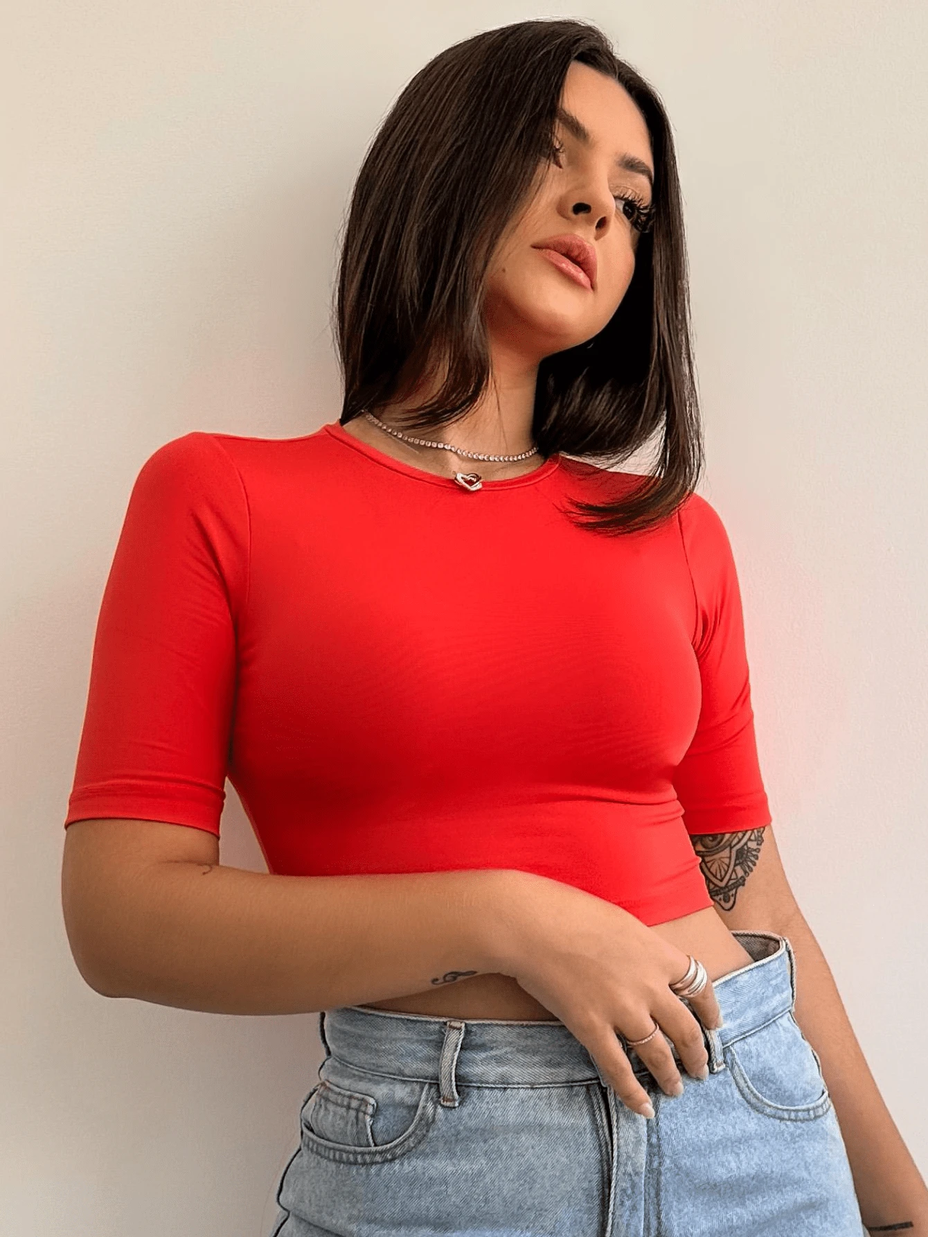 Women Tops - Orange - View 1