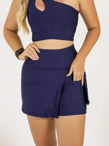 The Start Women Sports Shorts - Màu xanh hải quân - Xem 6