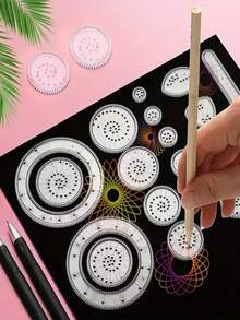 1pack 22pcs Magic Ruler Toy Set, Flexible Magic Wand, Stationery Ruler For Teenager, Holiday & Award & Birthday Gift - Transparent - View 2