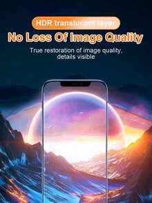 3入組9H高清鋼化玻璃屏幕保護貼，適用於iPhone 15 Pro/14 Plus/13/13 Pro/13 Pro Max，易於安裝，防摩擦，防水，防指紋，防油，靈敏、平滑、準確，與iPhone X-15系列兼容。 - 彩色 - 查看 4