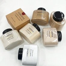 VERONNI 啞光整理彩妝鬆動定妝粉,持久覆蓋控油臉部化妝整理粉末狀粉餅 - 101 Pearl White - 查看 12