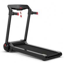 3HP Electric Folding Treadmill With Bluetooth Speaker - 紅色 - 查看 1