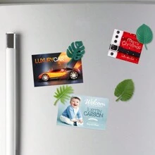 4pcs Leaf Shape Fridge Magnets, Plant Refrigerator Magnets, Leaf Fridge Stickers, Funny Personalized Kitchen Decor Magnetic Sheets, Cute Mini Tropical Leaf Shaped Refrigerator Magnets For Storage Cabinet, Fridge, Whiteboard, Kitchen, Home, Office Decoration Best Gifts Birthday