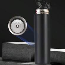 304 Stainless Steel Insulated Cup With Intelligent Temperature Display, Suitable For Business Carrying, Measuring Temperature, Gift Cup, Temperature Control Cup - Black - View 5