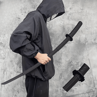 趣味炫酷武士刀动漫模型，塑料可伸缩武士刀武器模型，万圣节角色扮演道具，LARP派对游戏配件，舞台表演道具，完美礼物及收藏品