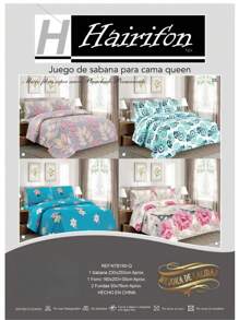 JUEGO DE SABANAS PARA CAMA MATRIMONIAL, QUEEN SIZE Y KING SIZE CON DISEÑO - Rosa - Ver 2