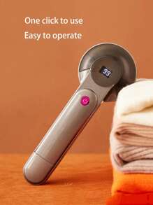 2 En 1 Quitapelusas Eléctrico Para Ropa, Máquina Removedora De Bolitas De Pelusa De Ropa Y Afelpado, Afeitadora De Tela Para Eliminar Bolas De Pelo Y Pelusas - Gris Oscuro - Ver 10