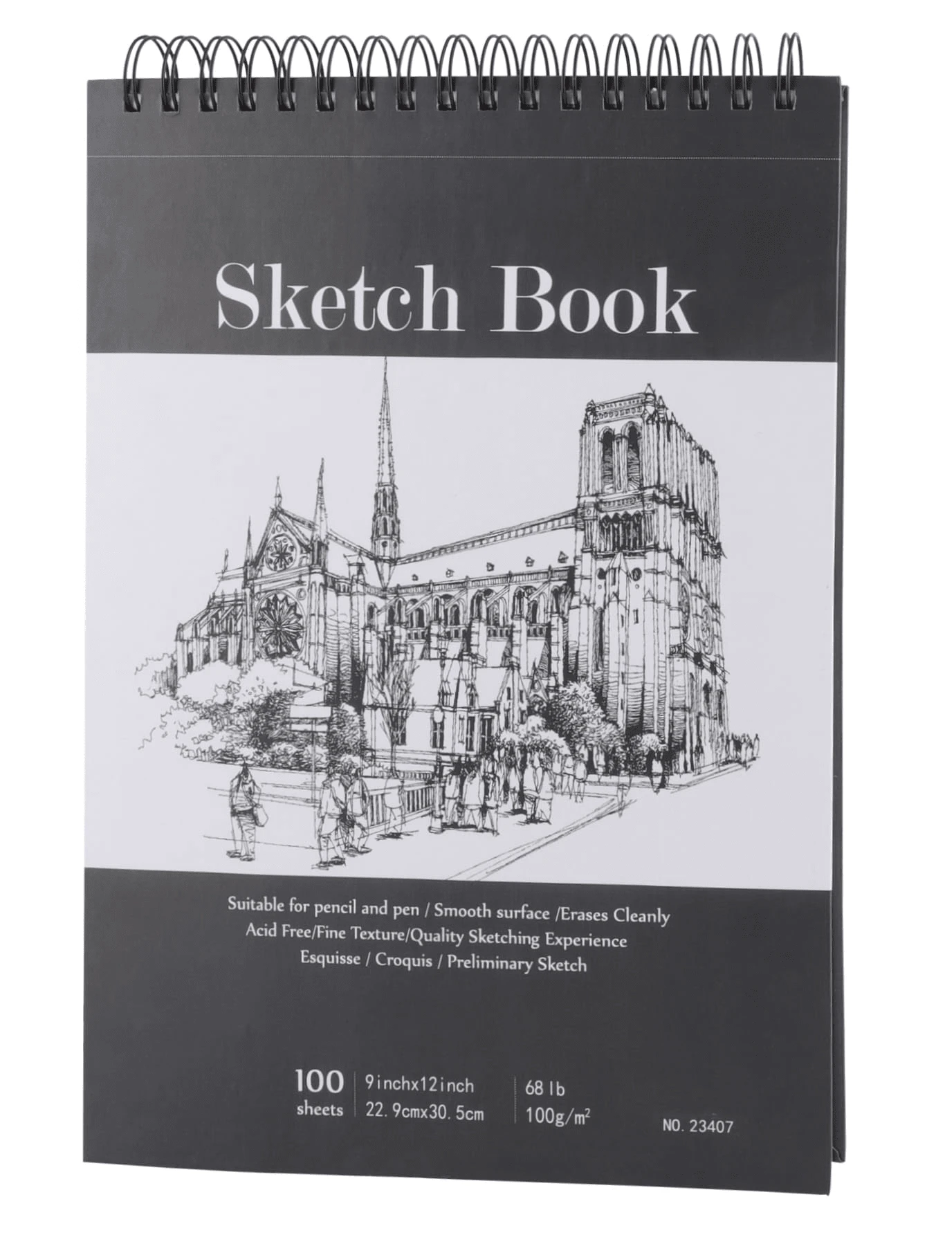 1pc Spiral Sketch Book