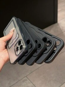 5 Stücke Einfarbig Hochwertige Bambus Wellen Kartenhülle mit Vollschutz für iPhone 15/15 Pro/15 Pro Max/15 Plus/11/12/13/14/XS/XR/11 Pro/11 Pro Max/12 Pro/12 Pro Max/13 Pro/13 Pro Max/14 Pro/14 Pro Max/14 Plus/7 Plus/8 Plus/8/SE2, wasserdicht, stoßfest, kratzfest - Verschiedenfarbig - Übersicht 3