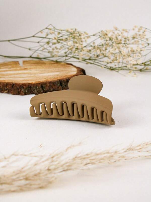 C&J FLORI 1-2-4 PINZAS PARA  CABELLO / GARRA PARA CABELLO / CLIP PARA CABELLO / 9 CM DE LARGO SEMICIRCULAR MATE ELEGANTE