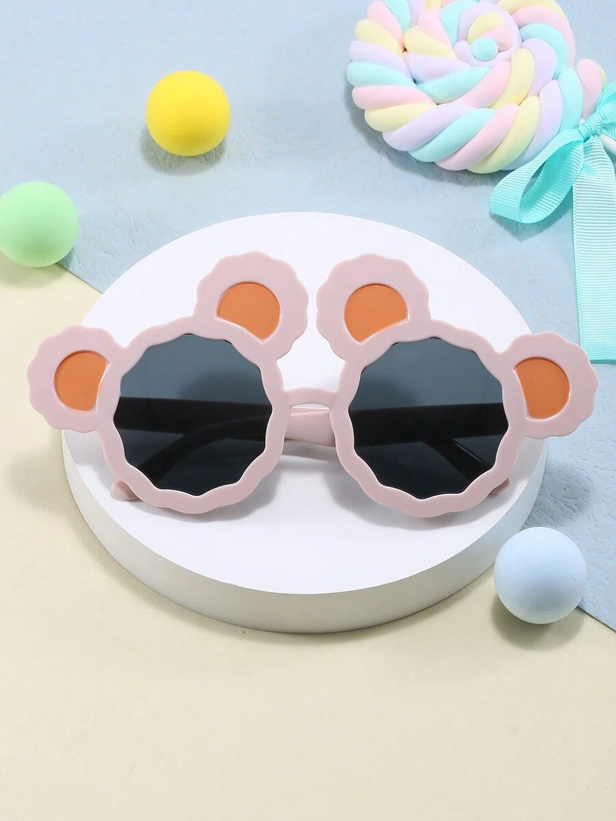 1pc Unisex Funny Decorative Eyeglasses With Bear Shape, Suitable For Beach, Pool, Party, Festival, Ball, Birthday, Photography, Etc. - Grey - View 1