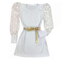 Young Girls Dresses - 白色 - 查看 1