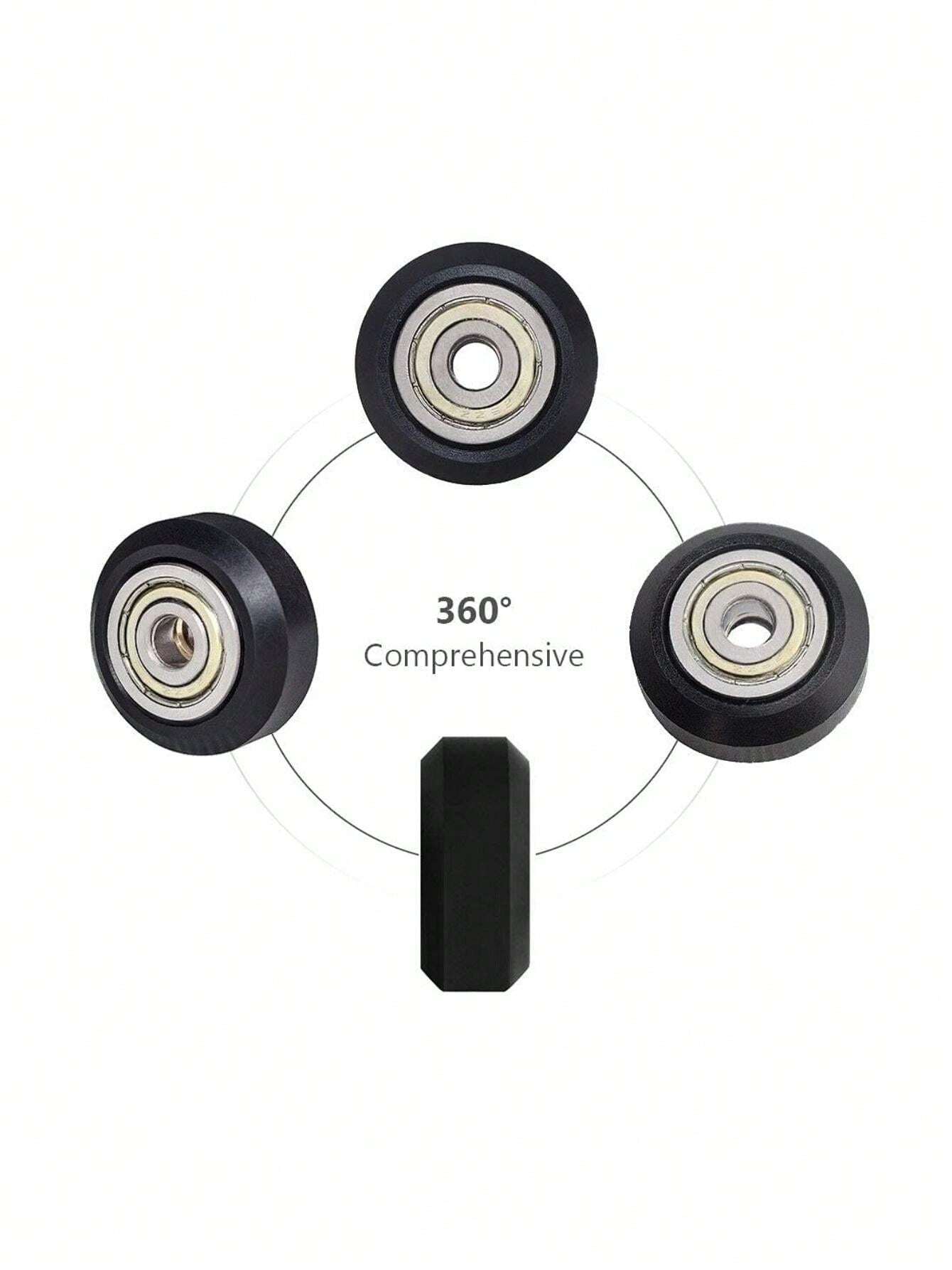 KINGROON 10-Pack POM Wheel Roller Linear Bearings For CR-10, Ender 3, Anet A8 3D Printers