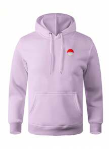 Men Hoodies - Màu đỏ tím - Xem 1