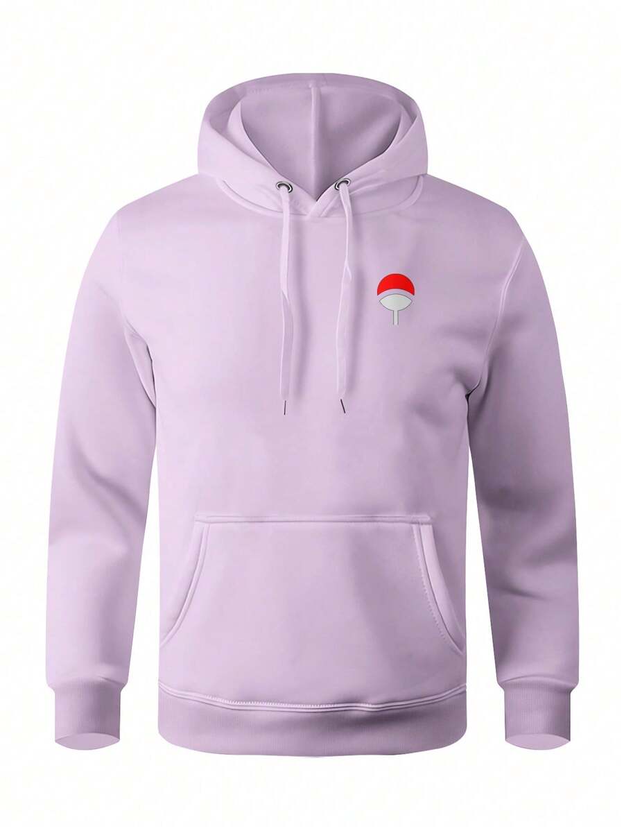 Men Hoodies - Màu đỏ tím - Xem 1