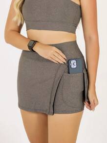 The Start Women Sports Shorts - Xám - Xem 5