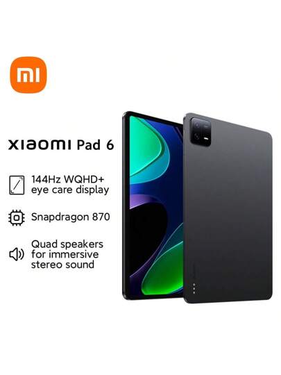 Xiaomi Pad 6 Global Version 128GB/256GB Snapdragon 870 Processor