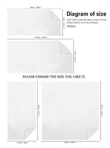 1 Miếng Hình Bướm In Mềm mại Khăn đi biển , Thích hợp Đối với Bơi lội , Cắm trại Và Kỳ nghỉ , Tuyệt vời Đối với Yoga , Lặn Và Đi du lịch - Nhiều màu - Xem 3