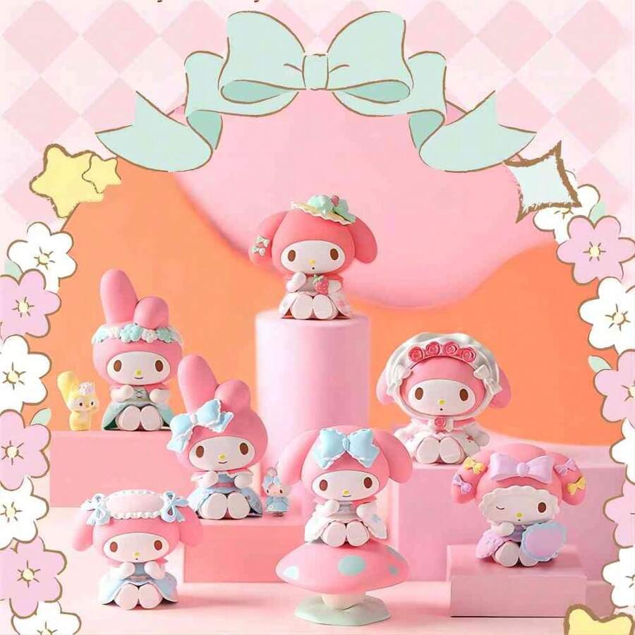 miniso-my-melody-tea-party-blind-box-ornament-1-pc-random-delivery