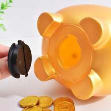 Gran alcancía de cerámica de unicolor y diseño creativo, se puede usar como regalo creativo o como caja de ahorro y decoración del hogar, alcancía de ahorro de Navidad, alcancía de ahorros, alcancía de juramentos, chanchito de dinero, alcancía rosa, Navidad, hucha de dinero, alcancía, alcancía para adultos, caja de dinero - Multicolor - Ver 4