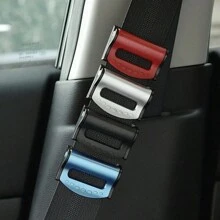 2PCS Plastic Strong Adjustable Car Belt Clips Slip-Resistant Seat Belt Buckle Simple Clamp Fixing Clip Car Styling - Multicolor - View 3