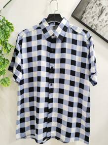 Men Shirts - Màu tím hoa cà - Xem 3