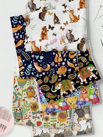 Animal Series Diy Fabric - Lightweight And Soft Handmade Fabric For Making Tablecloth, Clothes, Bags, Dust Covers