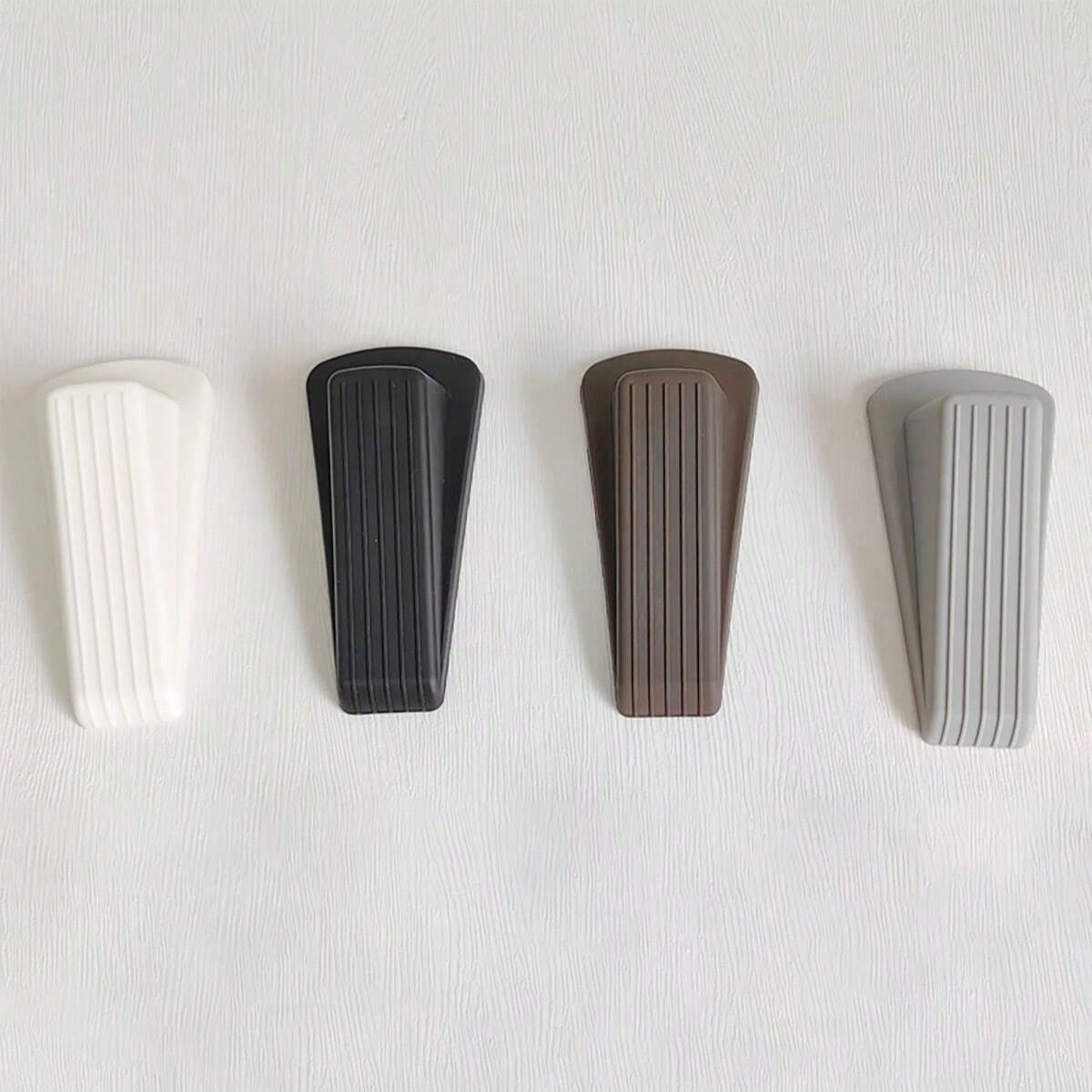 1PC Rubber Wedge Door Stoppers For Floor, Door Gaps And Prevent The Lock-Outs, Floor Sturdy Stackable Door Stop For Carpet Heavy Duty Door